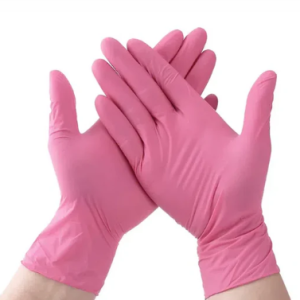 LUVAS DE NITRILO ROSA SEM PÓ SOFT