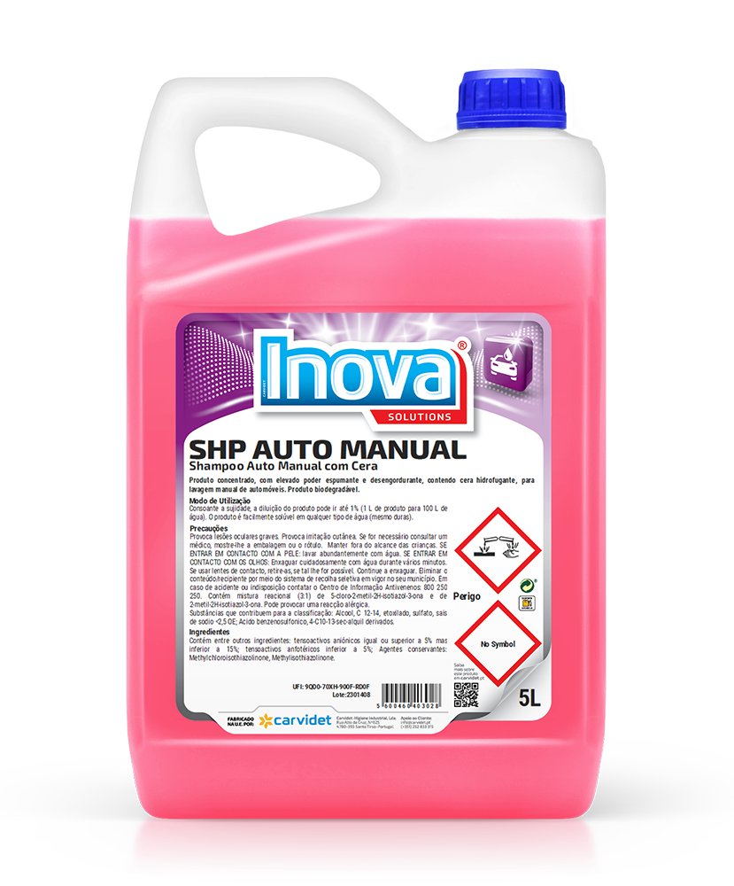 SHAMPOO AUTO MANUAL COM CERA 5L SHAMPOO AUTO MANUAL COM CERA 5L